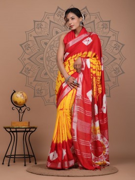  Nu_linen Shibori Yellow Red 