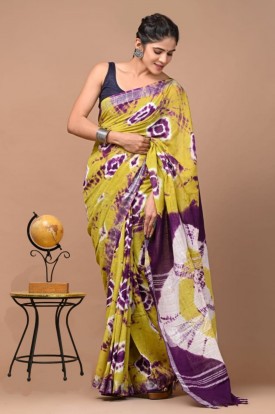  Nu_linen Shibori Yellow Purple 