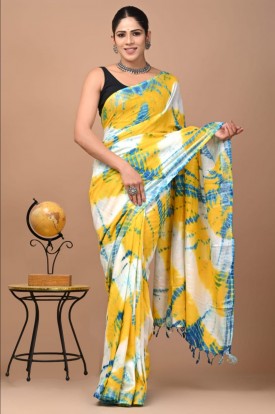  Nu_linen Shibori Yellow Cyan 