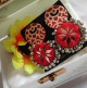 Handcrafted Round Mirror Erring Red Ajrakh