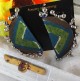 Handmade Fabric Chandra Earrings Morpankh