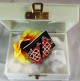 Handmade Fabric Chandra Earrings