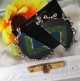 Handmade Fabric Chandra Earrings Morpankh