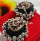 Handmade Fabric Ajrakh Jhumki Leaf