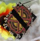 Handmade Fabric Chandra Earrings Titli
