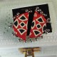 Handmade Fabric Chandra Earrings