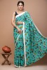 NU_Cotton Mulmul Green Saree