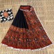 NU_Cotton Mulmul Brown Border Black Saree