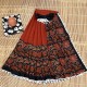 NU_Cotton Mulmul Black Border Brown Saree