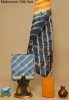 Maheshwari Silk Cotton Zari Printed Yellow Grey Suit Fabric