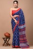 NU_Cotton Mulmul Handblock Blue Red