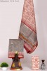 Maheshwari Silk Cotton Beige Red Checkmate Suit Fabric