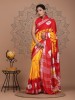 NU_Linen Shibori Yellow Red